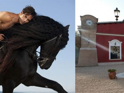 Gabriel Garko: passione per il dressage e amore per i cavalli.