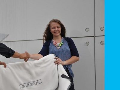 Lucia Berni con Silceramiche.