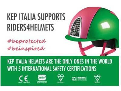 Kep Italia supporta Riders4Helmets.