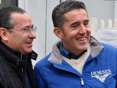 Cesar Parra in visita in Italia.