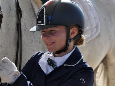 Azzurrine in evidenza a Vidauban: Mael e Lucia fanno sognare.