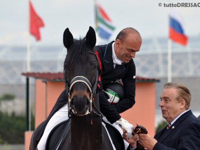 CDI3* Nizza: Sangiorgi doppia vittoria Small Tour giovani cavalli.