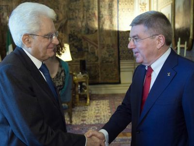 Roma 2024: Il presidente del Comitato Olimpico Internazionale in Italia