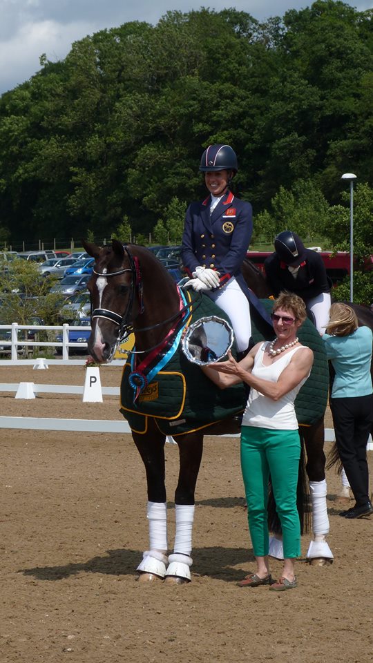 Charlotte Dujardin e Valegro premiati vincitori ad Hartpury anche nel 2015 (photo courtesy: Hartpury College).