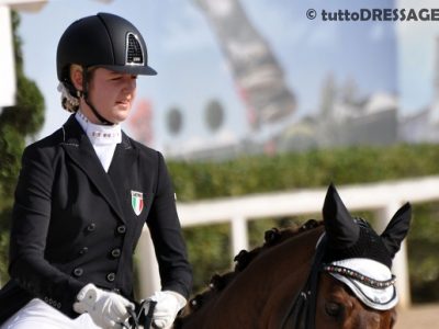 Schumann  prima qualifica al CDIYR di Lamprechtshausen.