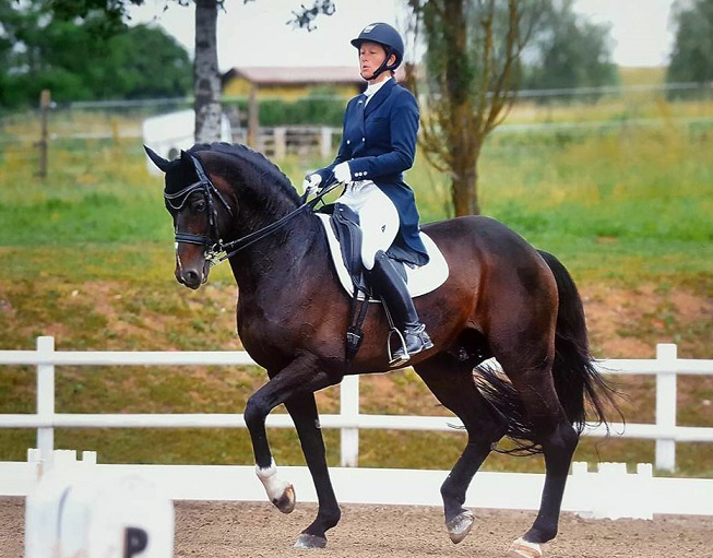 Nadja Meuter e Bon Jovi vincitori del Grand Prix (photo courtesy: Pie's Horses).
