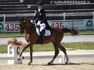 CDI-YR Lipica: Xenia Herta Schumann sul podio degli Young Riders