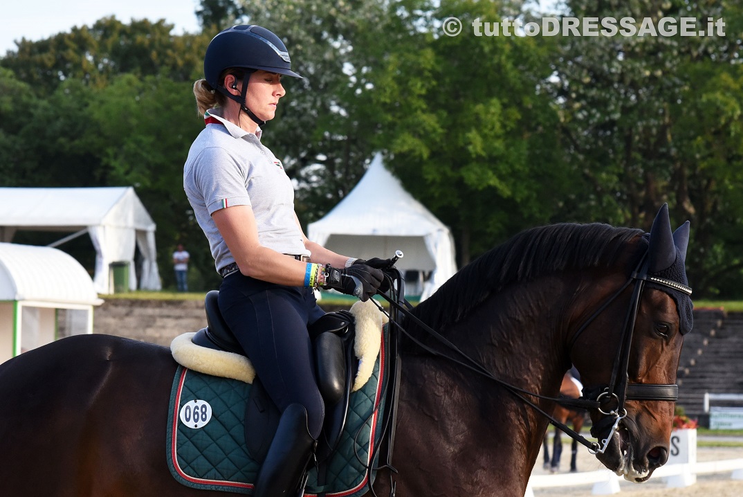 Norma Paoli con Equitago Zandor (photo © tuttoDRESSAGE).