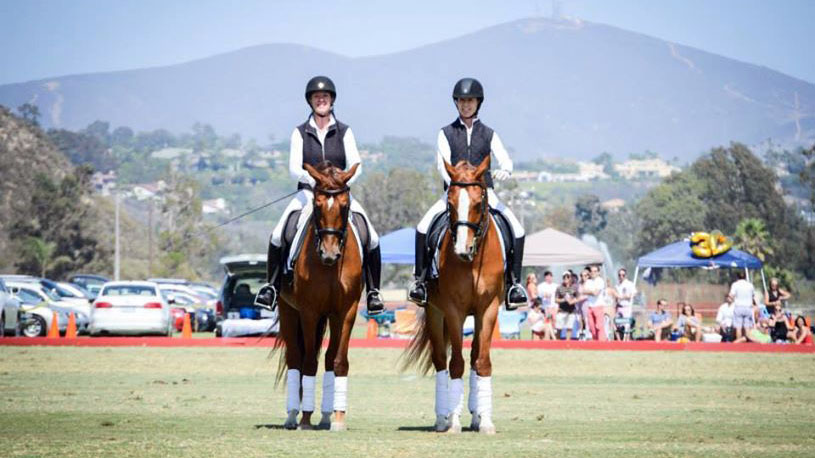 Pas de deux (photo © San Diego Polo).