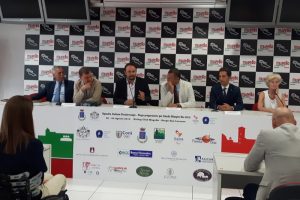 Un momento della presentazione tenuta presso la Sala Stampa dell'Autodromo Internazionale del Mugello (photo courtesy: FISE).