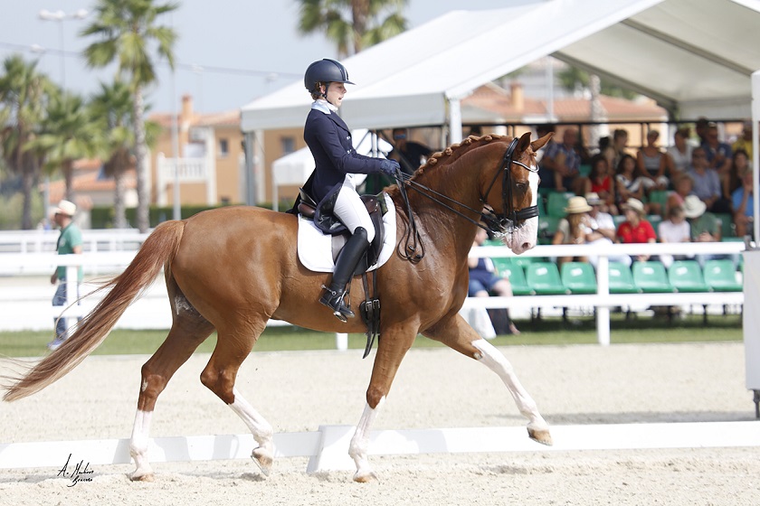 Alice Campanella con De Miro un ottimo avvio ai Campionati Europei (photo courtesy: Alice Campanella).
