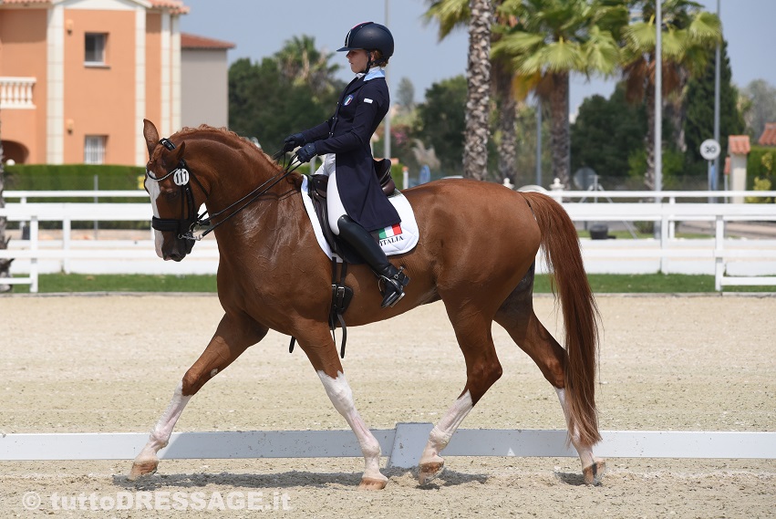 Alice Campanella e De Miro (photo © tuttoDRESSAGE).