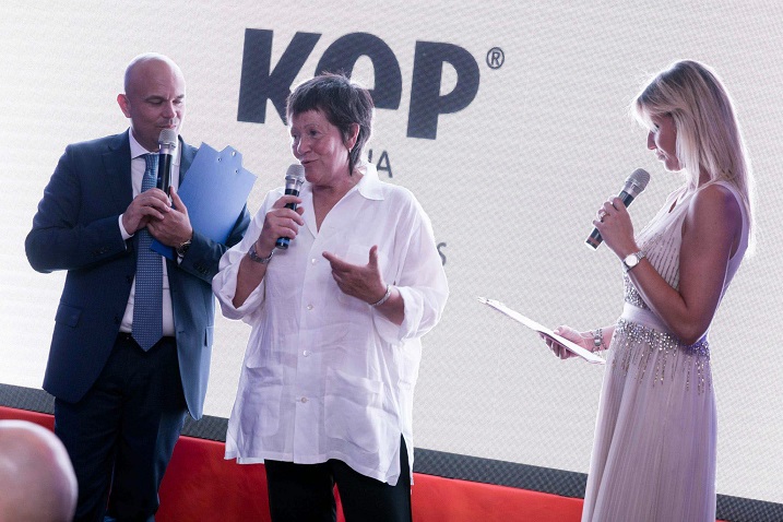 Lelia Polini, Amministratore Delegato di KEP Italia, al centro durante l' evento Volti Dell' Equitazione!(photo courtesy: KEP Italia).