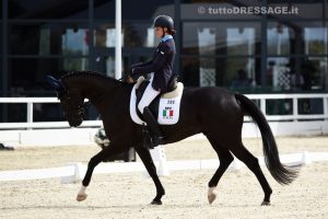 Caterina Neri ed Entertainer (photo © tuttoDRESSAGE).