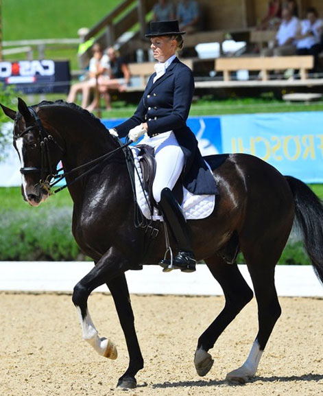 Pia Laus Schneider e Shadow impressionano ancora molto powsitivamente a Fritzens (photo © Maximilian Schreiner).