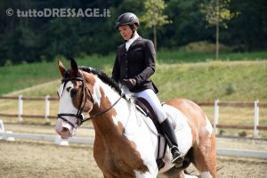 ITS Fergus ed Alessia Sattin in rettangolo a Novi Ligure. (photo © tuttoDRESSAGE).