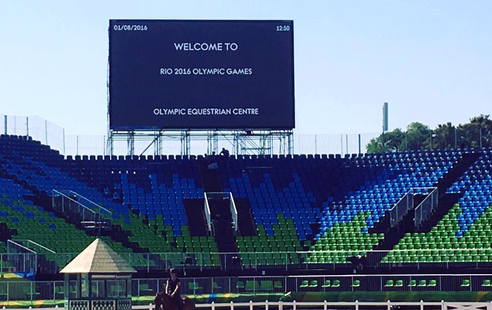 Deodoro Equestrian Center ha aperto ai primi cavalli e cavalieri arrivati in Brasile