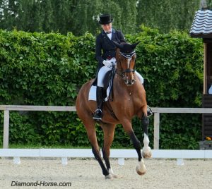 Hanna Karasiova ed Arlekino vincitori della tappa di Coppa del Mondo di Ruila (photo © Diamond Horse).