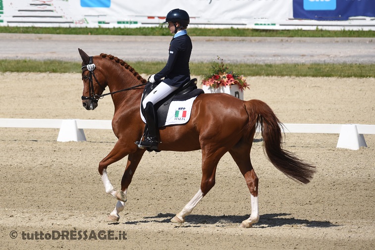 Mia Zamperetti e Chantre's Held (photo © tuttoDRESSAGE).