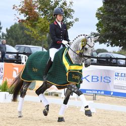 Charlotte Dujardin e Florentia, la campionessa olimpica ha collezionato qualcosa come cinque ori nelle diverse categorie ai nazionali britannici. (photo ©Kevin Sparrow Photography)