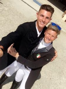 Nausicaa Maroni con il figlio Filippo di Marco (photo courtesy: team Il Cavallino)