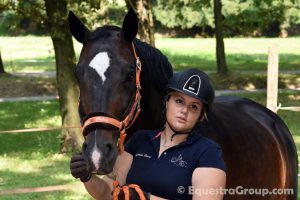 Valentina con Djamila. (photo © Equestra Group / tuttoDRESSAGE).