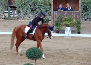 Valentina Truppa si congratula con Fixdesign Sauvignon al termine della ripresa dei 7 anni a Mondovì (photo courtesy: Maristella Montaldo).