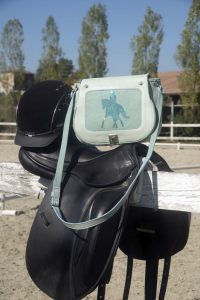 L’intramontabile postina, rivisitata e resa più pratica e moderna da una lunga zip. Nella versione dedicata al dressage con il modello Rembrandt, nei toni dell’azzurro.