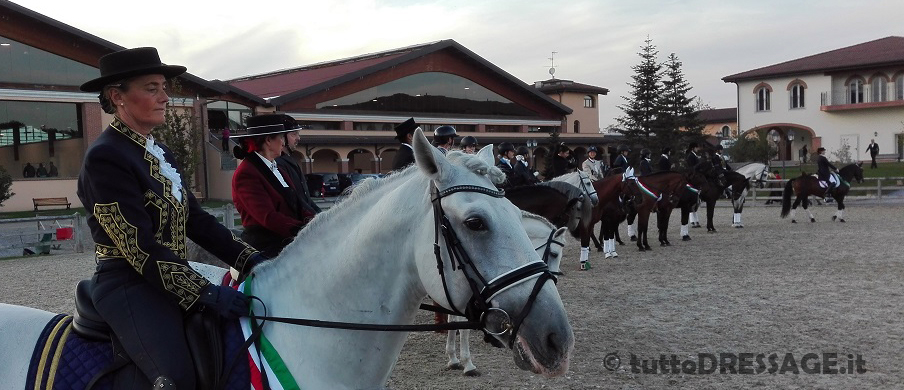 Team Italia pronto alla sfida europea di None per la Finale MCI ed il Campionato Europeo di Dressage per Cavalli Iberici (photo © tuttoDRESSAGE).