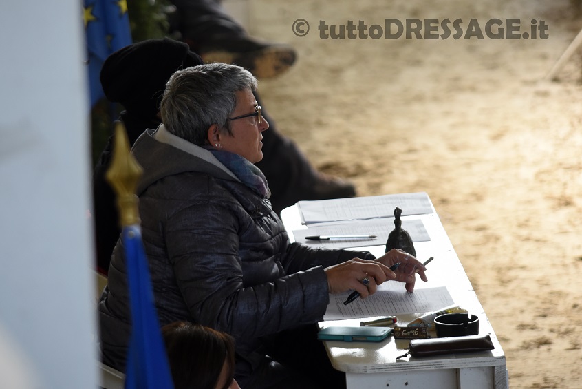 Laura Berruto Presidente di giuria alla Finale Europea MCI a None (photo © tuttoDRESSAGE).