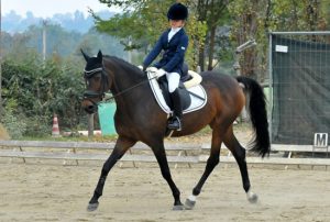 Lucrezia Purpura su Mendely vincenti nella ID30. (photo courtesy: Francesca Campostrini ).