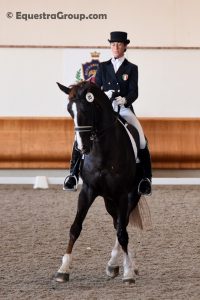 Nel Grand Prix di Ornago Claudia Montanari ed il figlio di Don Schufro hanno incantato pubblico e giudici con una bella prestazione in rettangolo . (photo © Equestra Group / tuttoDRESSAGE).