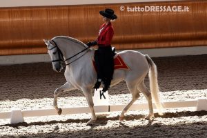 Petra Peter vincente anche alle Scuderie della Malaspina (photo © tuttoDRESSAGE).