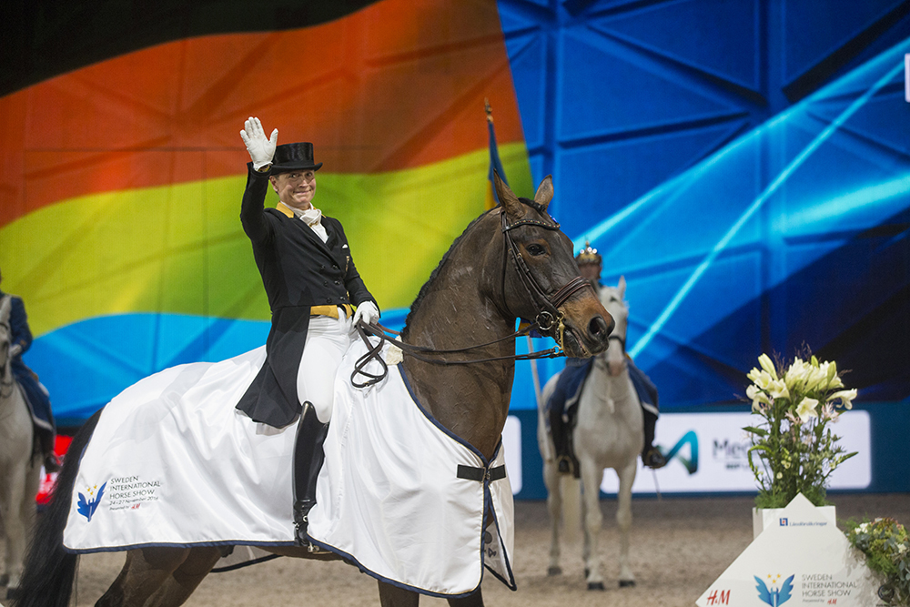 Isabelle Werth and Don Johnson vincitori a Stoccolma. (photo ©Roland Thunholm ).