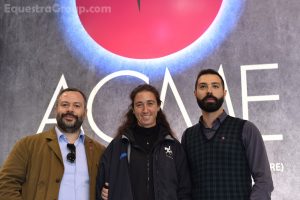 Claudia Montanari con Ciro Predieri e Giuseppe Ferrari (photo © Equestra Group).