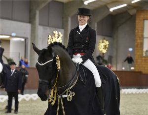 Agnete Kirk Thinggard e Jojo Az vincitori del 3 stelle in Danimarca a Randbol (photo courtesy: Blue Hors).