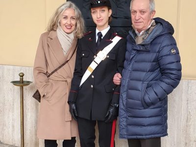 Francesca Rapazzoli nel nucleo sportivo dei Carabinieri