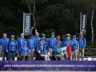 Paradressage Europei di Ermelo 2025: Morganti d’argento e Salvadè di bronzo