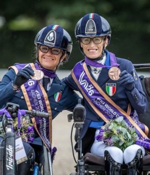 Mondiali di Paradressage Aachen 2026: quattro medaglie azzurre e pass per Los Angeles 2028